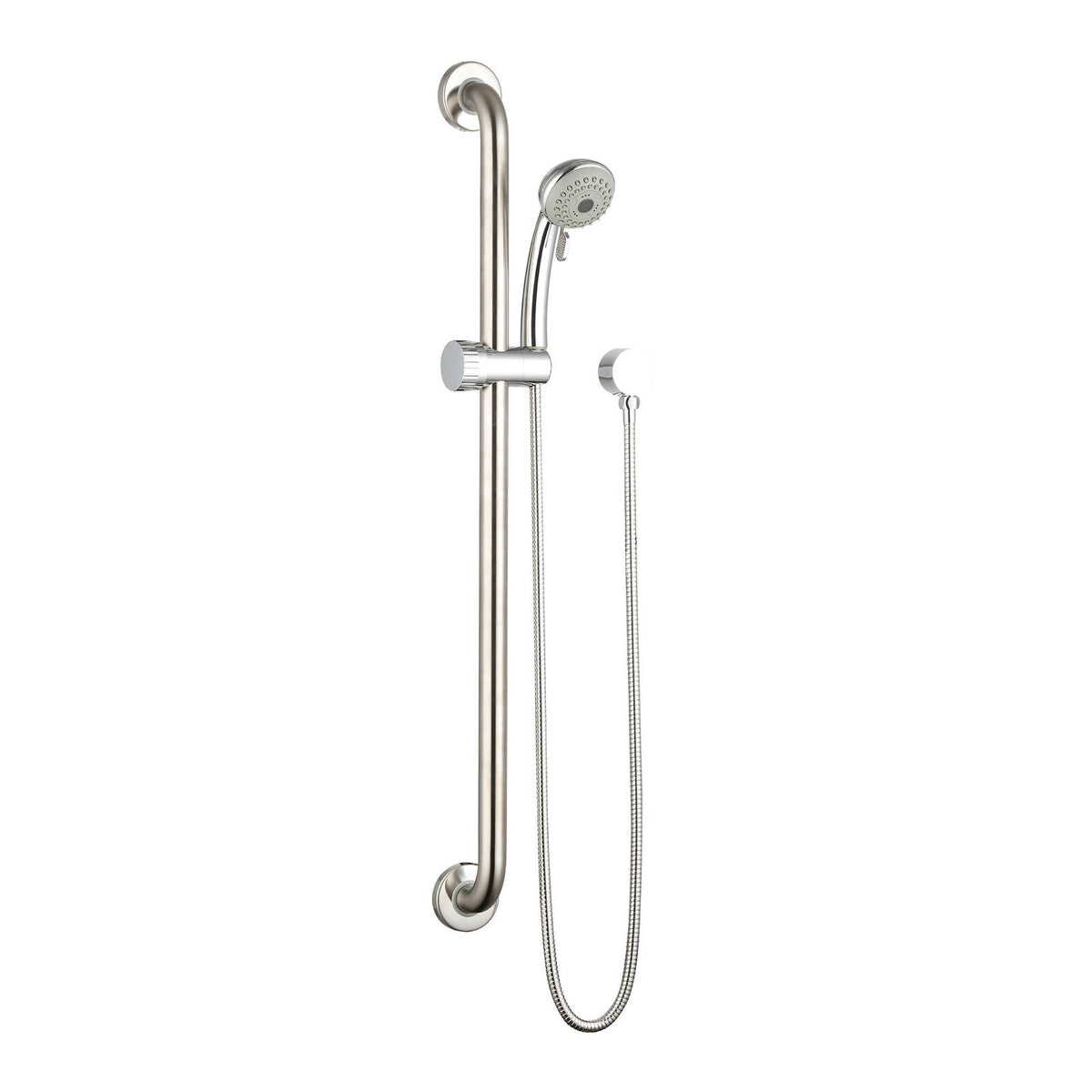 evekare 32 x 900mm Stainless Steel Grab Rail And 3 Function Shower With 2m Hose - Image 1 of 3