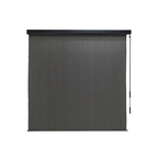 Coolaroo 2.1 x 2.4m Charcoal Crank Operated Outdoor Blind With Premium Pelmet - Image 1 of 8