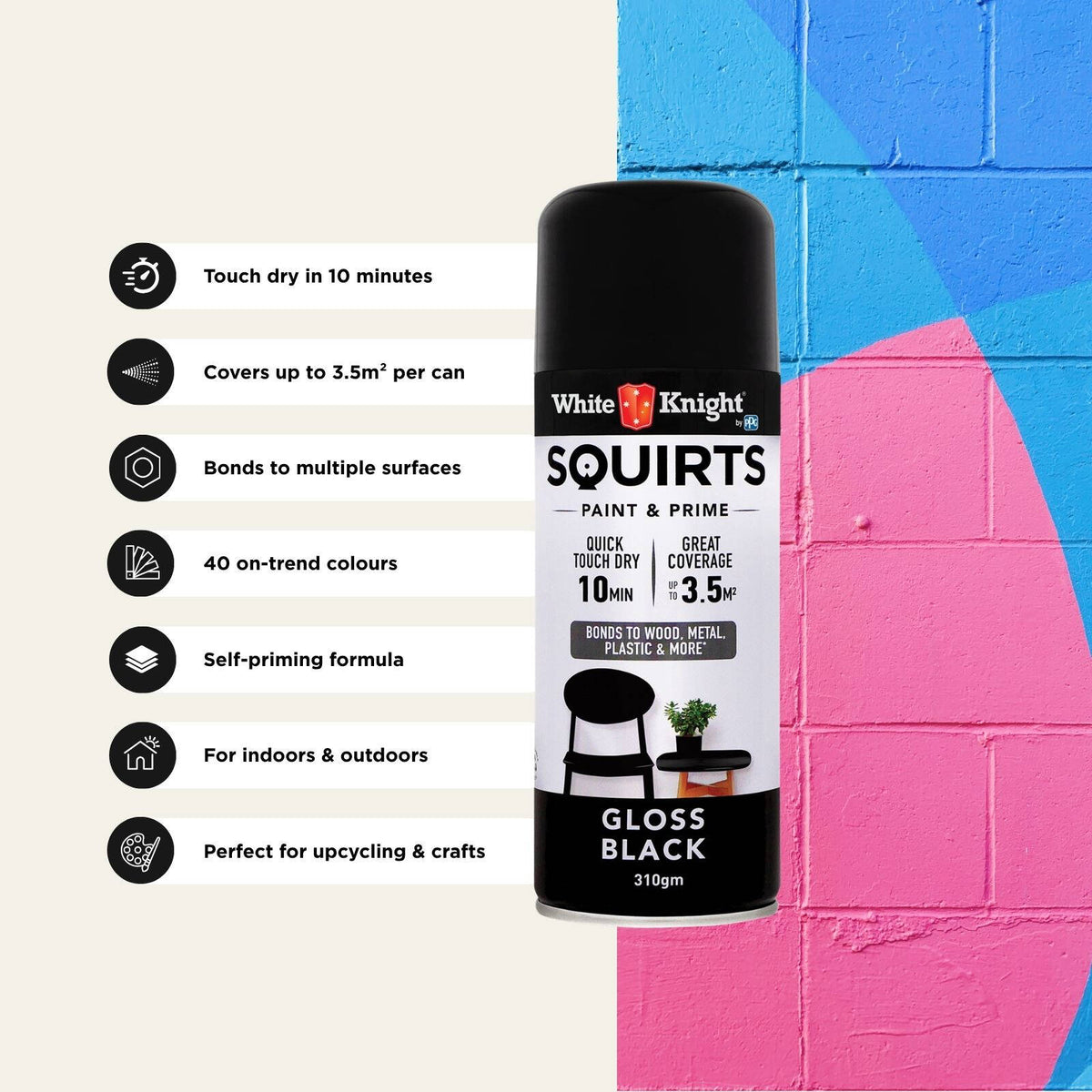 White Knight 310g Squirts Spray Paint - Image 71 of 205
