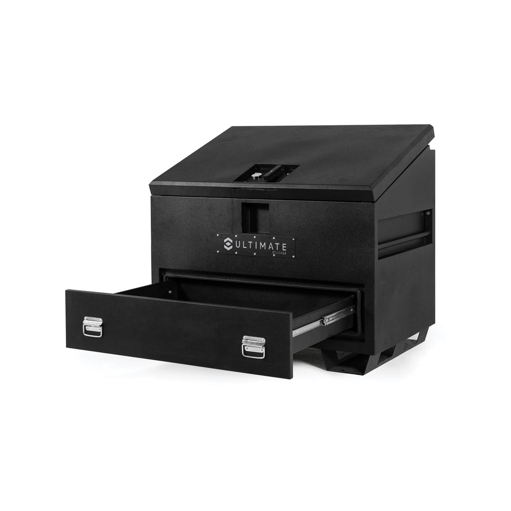 Ultimate Storage Site Box With Angled Lid And Drawer - Image 2 of 14