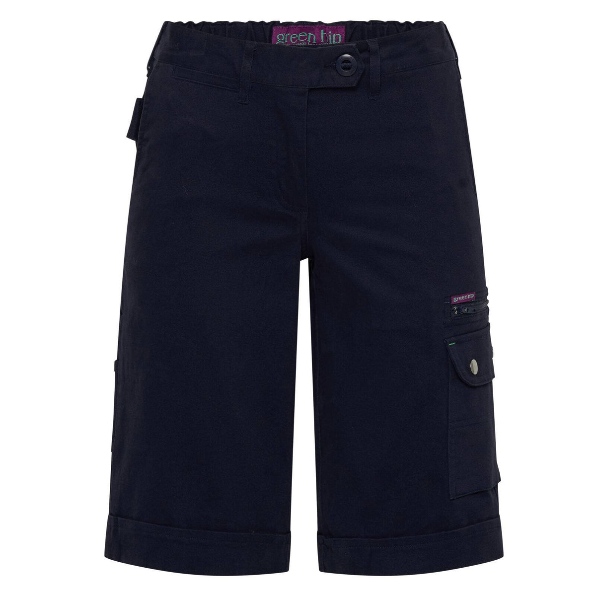 Green Hip Give Cargo Shorts Black - Image 1 of 1