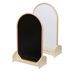Practa Arched Double Sided Chalkboard Whiteboard - Image 1 of 9