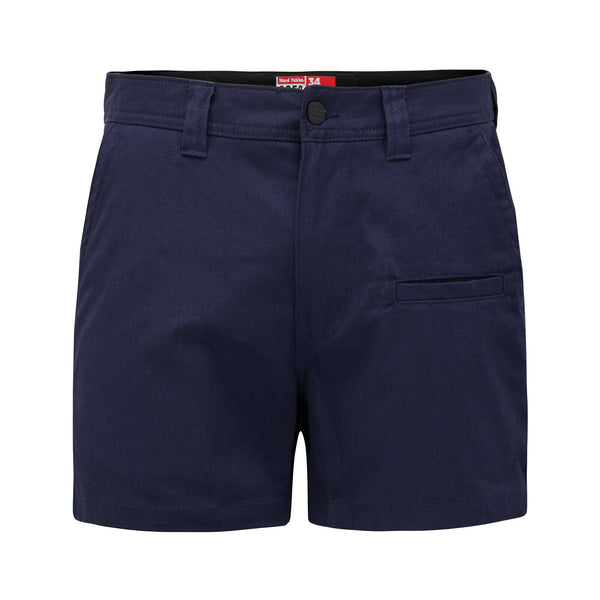Hard Yakka Navy 3056 Stretch Canvas Slim Fit Shorts