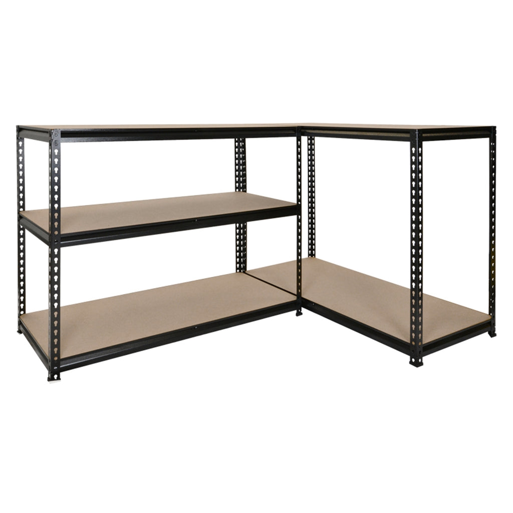 Pinnacle Black Gloss 5 Tier Adjustable Shelving Unit - Image 9 of 11