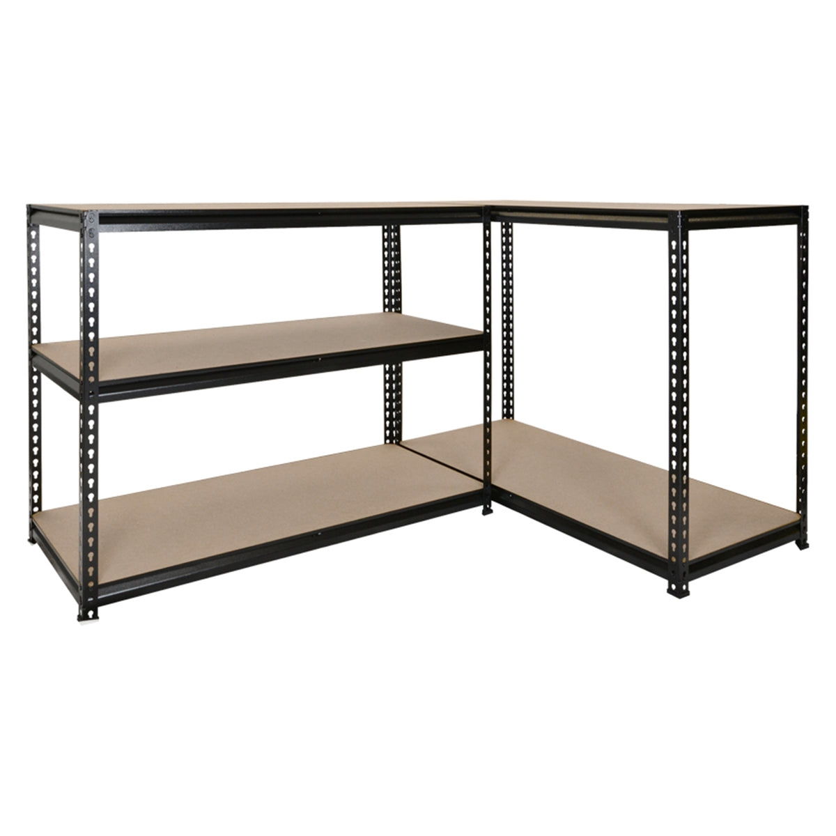 Pinnacle Black Gloss 5 Tier Adjustable Shelving Unit - Image 9 of 11