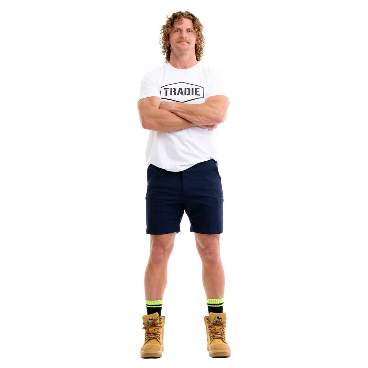 Tradie Pro Navy Mid Short - 97 - Image 5 of 6