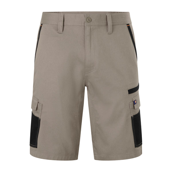 Citeco Cotton Stretch Cargo Khaki Mid Shorts