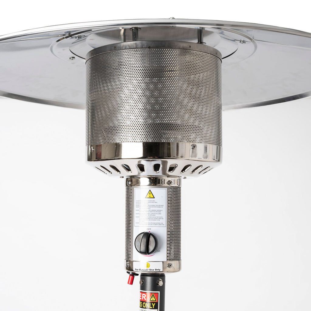 Mimosa Black Matte Lava Outdoor Gas Patio Heater - Image 3 of 5
