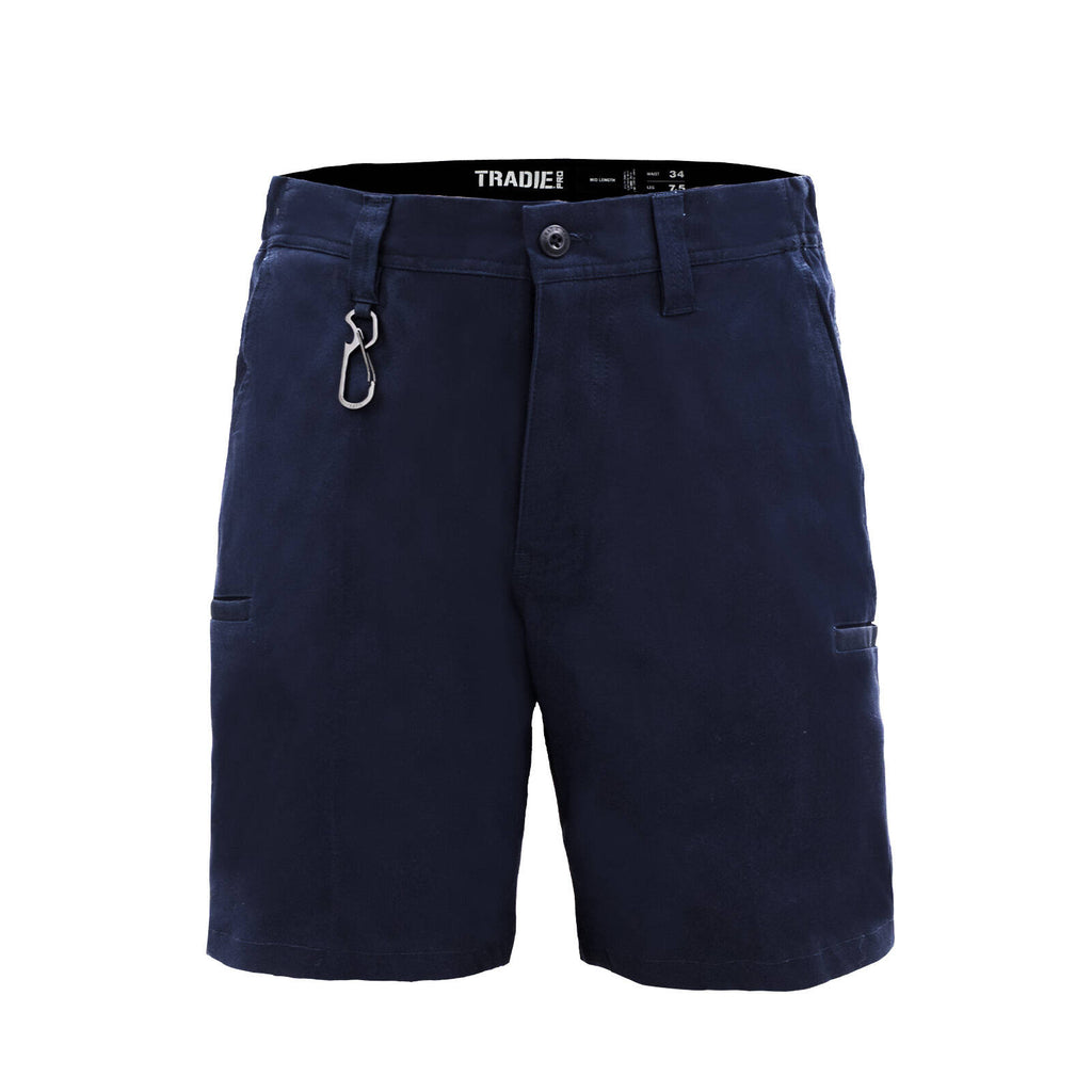 Tradie Pro Navy Mid Short - 77 - Image 1 of 6