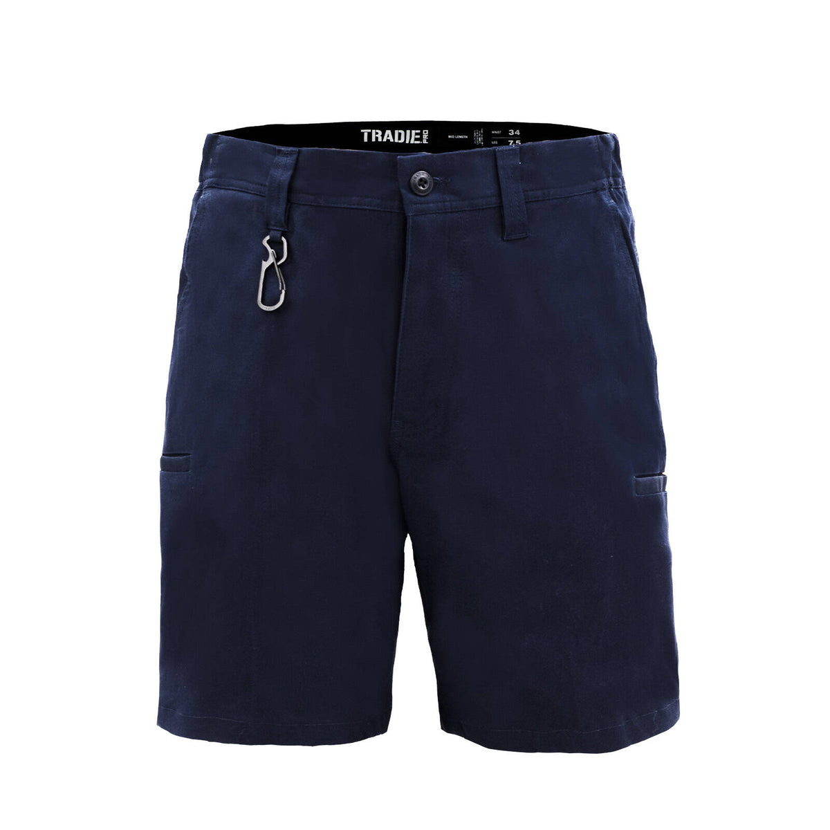 Tradie Pro Navy Mid Short - 77 - Image 1 of 6