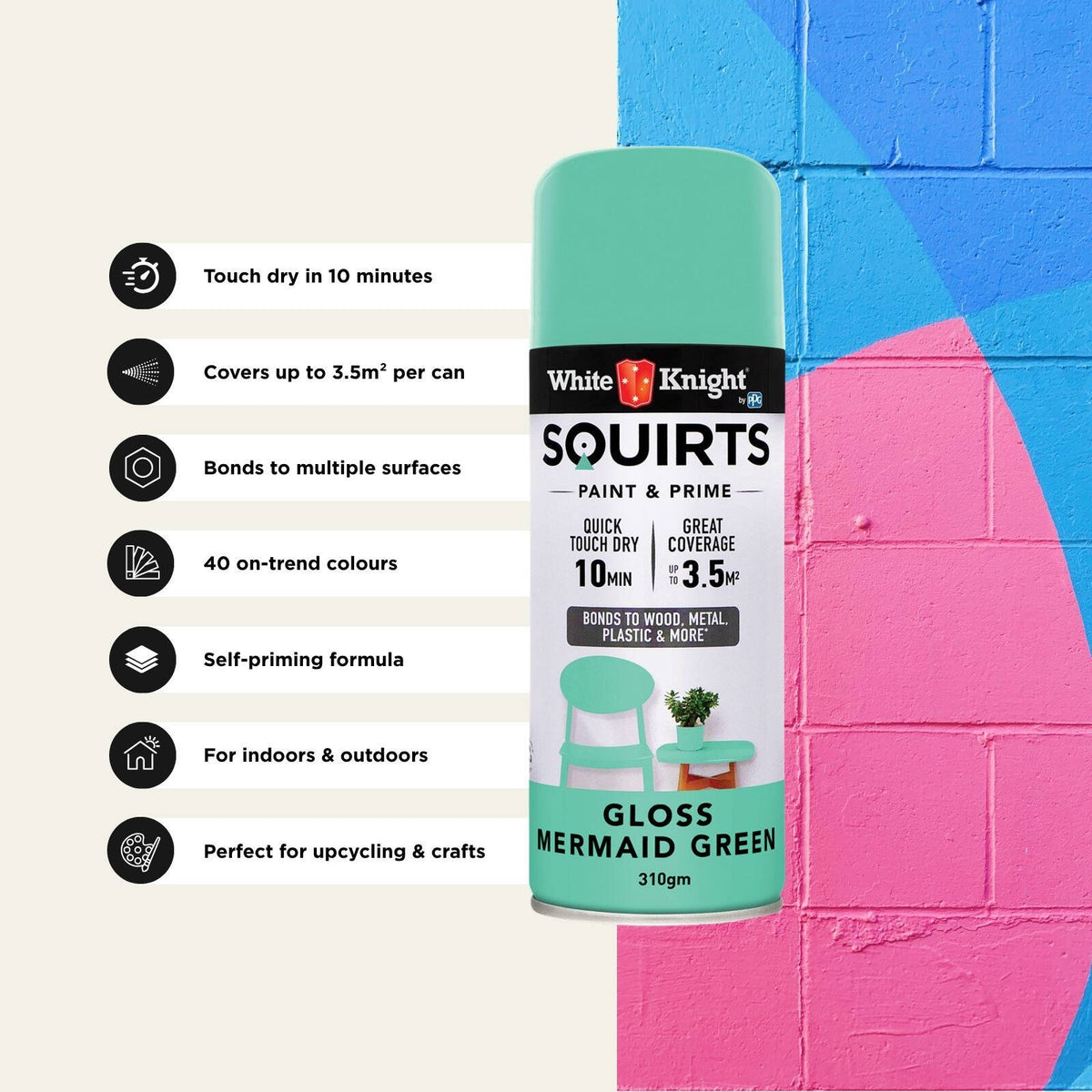 White Knight 310g Squirts Spray Paint - Image 16 of 205