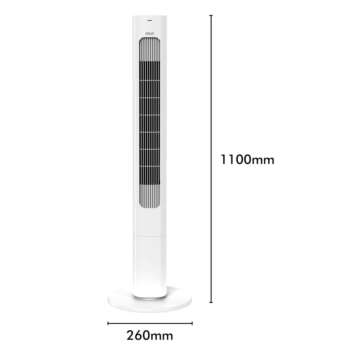 Arlec 110cm White Tower Fan With Remote - Image 8 of 8