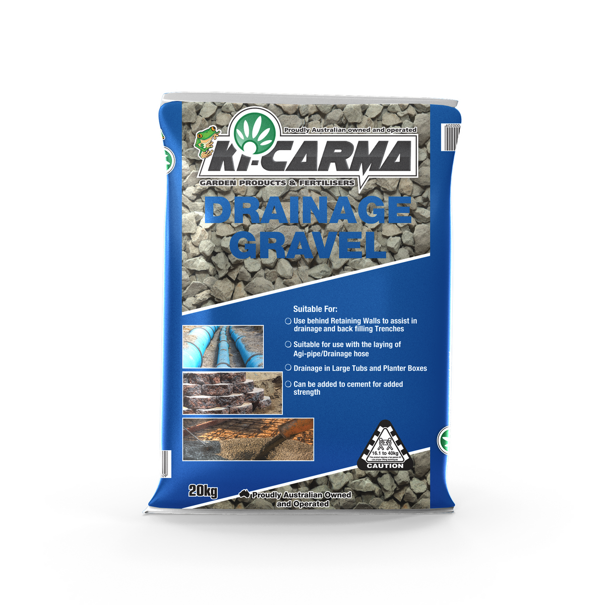 Ki-Carma 20kg 10-20mm Drainage Gravel - Image 1 of 2