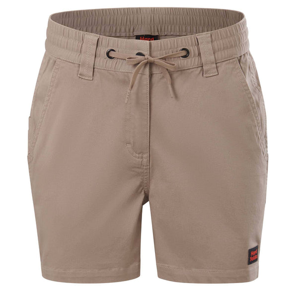 Hard Yakka Women's Khaki Tough Utility Short Shorts
