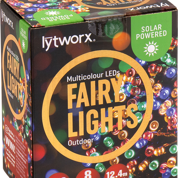Lytworx Solar Multicolour Fairy Lights Pk250