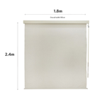 Coolaroo 1.8 x 2.4m Shell Crank Operated Outdoor Blind With Premium Pelmet - Image 2 of 9