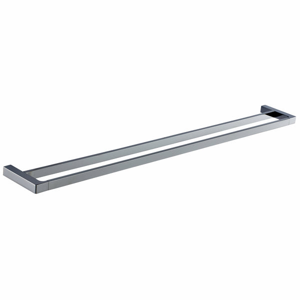 Mondella 900mm Chrome Rumba Double Towel Rail