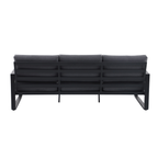 Mimosa Cordoba 3 Seater Aluminium Lounge Charcoal - Image 4 of 5