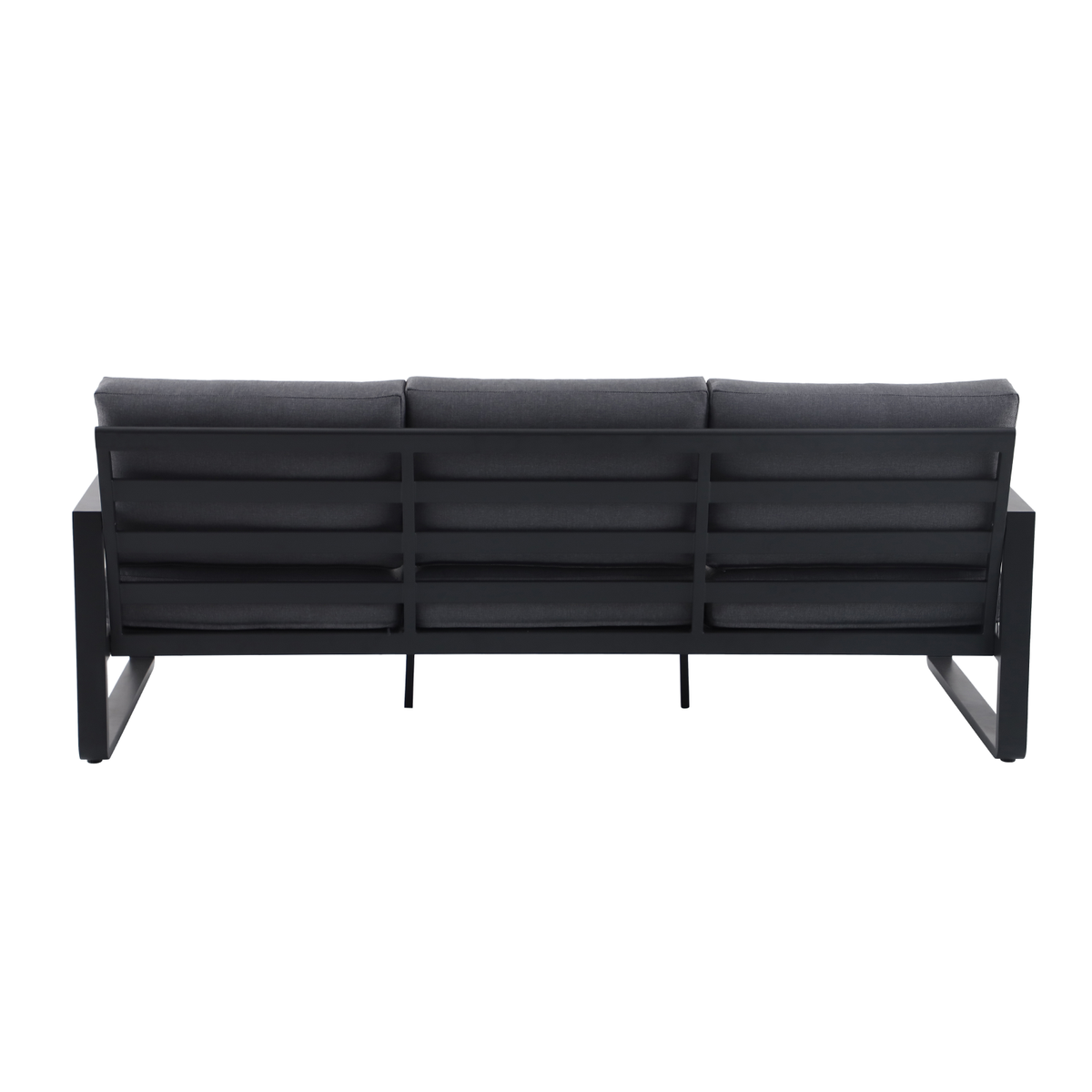 Mimosa Cordoba 3 Seater Aluminium Lounge Charcoal - Image 4 of 5