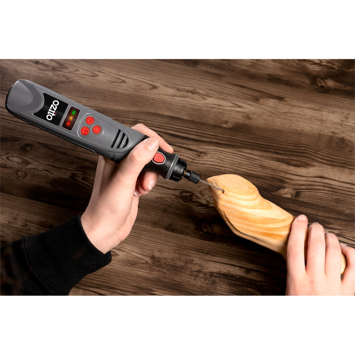 Ozito 3.6V Lithium Ion Cordless Rotary Tool With 118 Piece Accessory Kit - Image 9 of 11