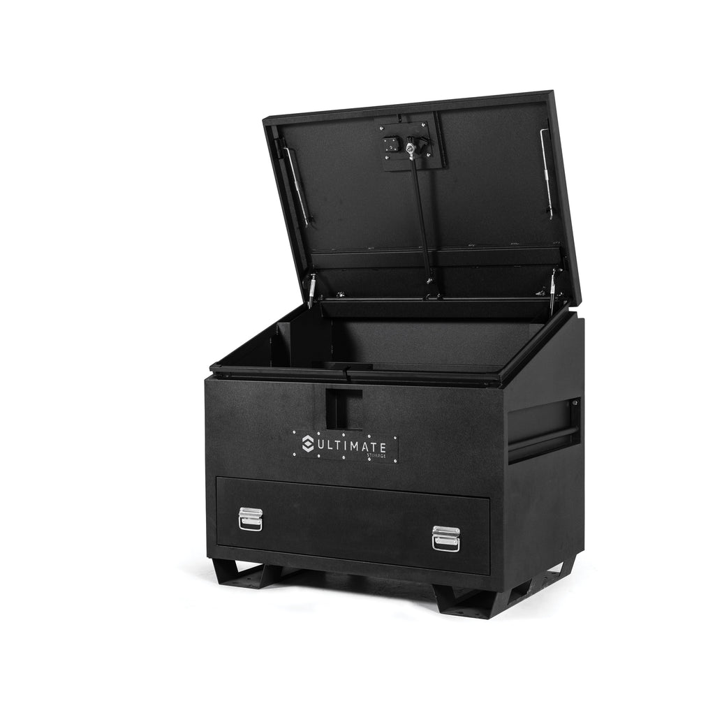 Ultimate Storage Site Box With Angled Lid And Drawer - Image 3 of 14