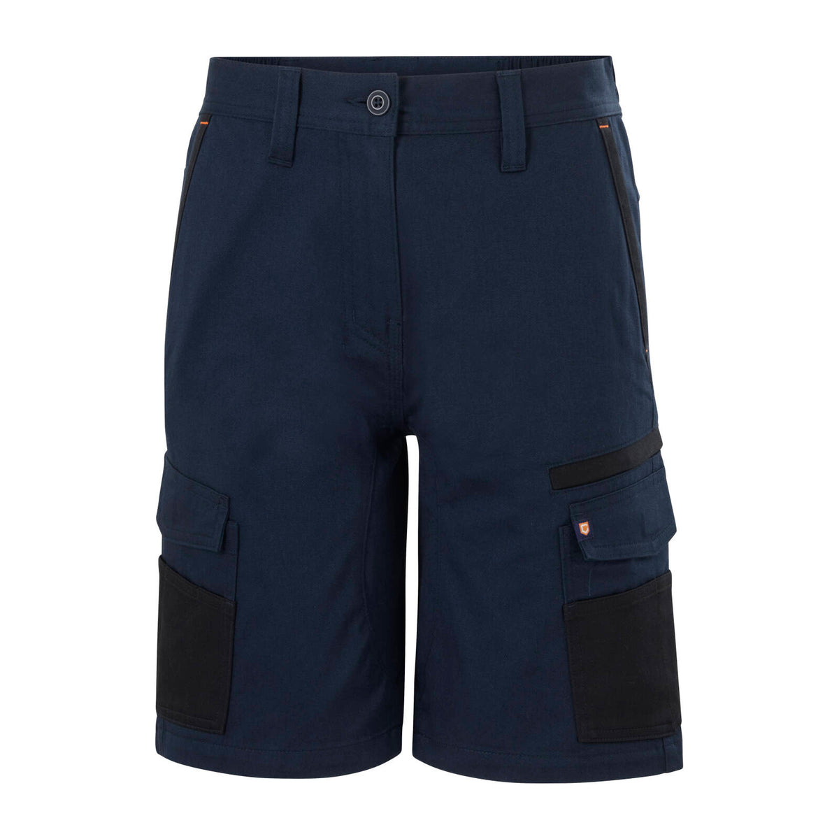 Citeco Women's Navy Cotton Stretch Mid Shorts - Image 10 of 11