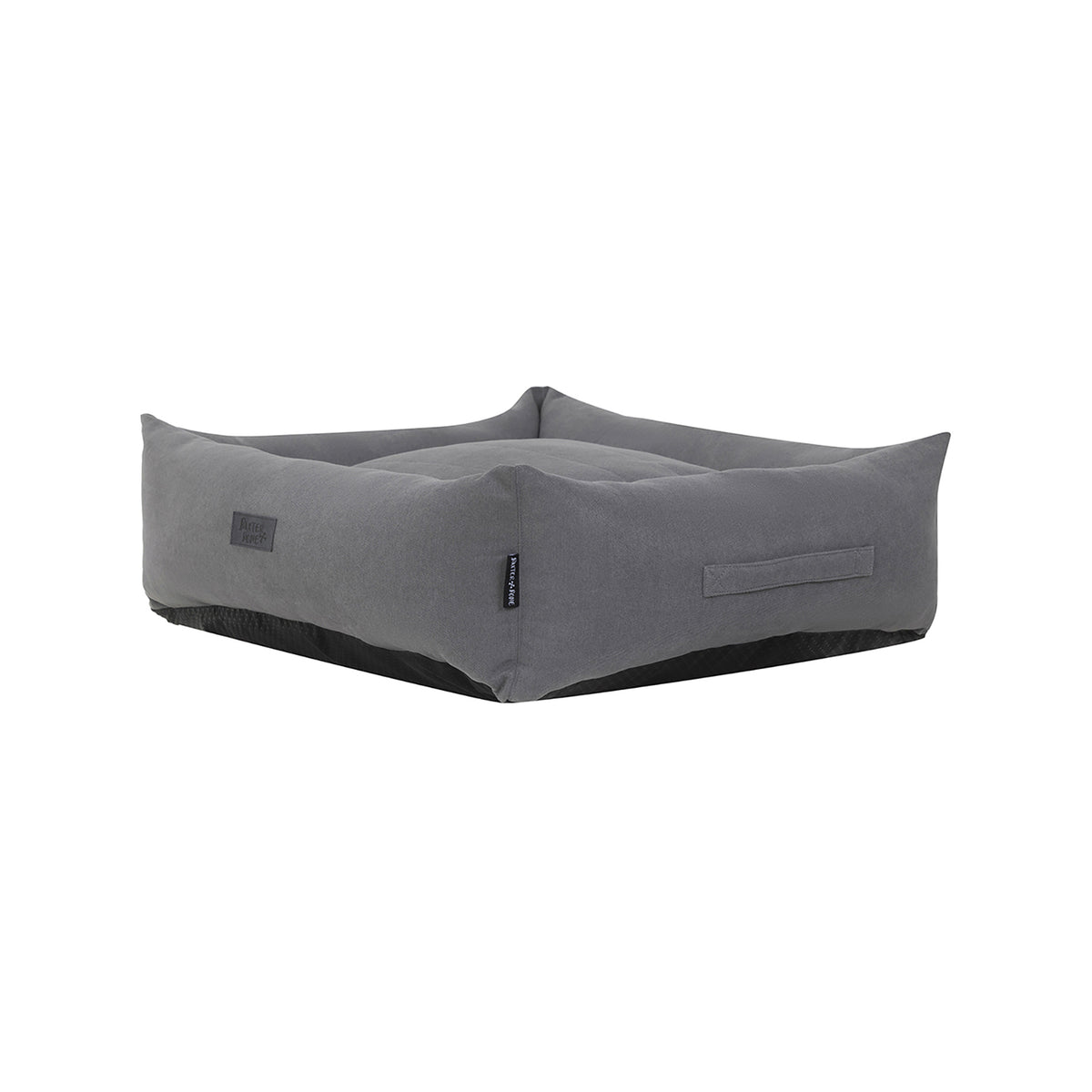 Baxter Bone Grey Small Sofa Style Fabric Bolster Bed - Image 5 of 9