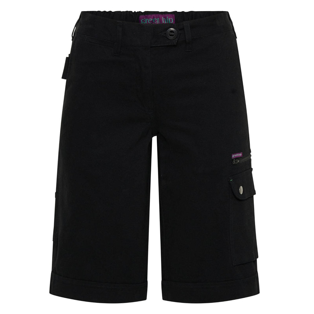 Green Hip Give Cargo Shorts Navy Blue - Image 1 of 4