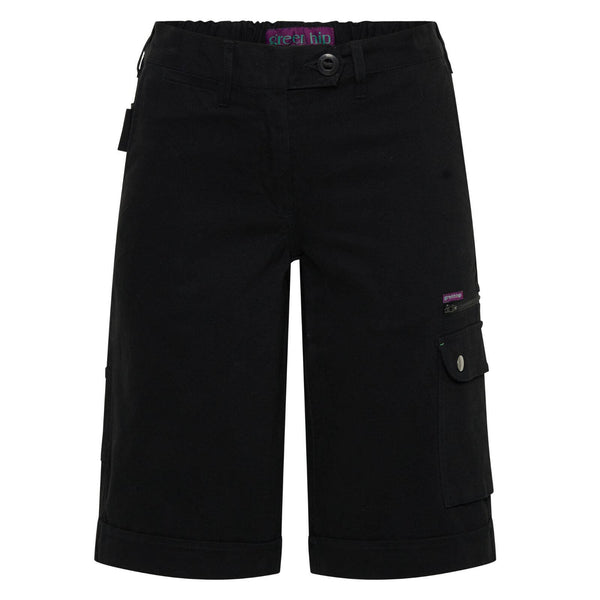Green Hip Give Cargo Shorts Navy Blue