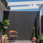 Ekodeck 219 x 26mm 3.6m Carbon Batten Screen Castellated Panel - Image 3 of 5