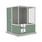 The Organic Garden Co 1.52 x 1.52 x 1.8m Pale Eucalypt Chicken Coop - Image 1 of 10