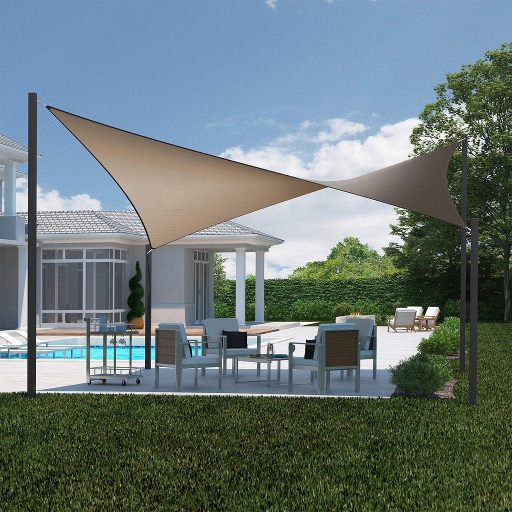 Coolaroo 5.4 x 5.4m Square Cobblestone Designer Series Shade Sail - Image 2 of 6