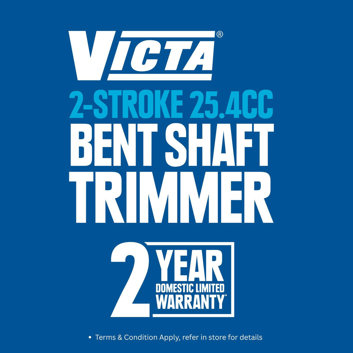 Victa 25.4cc Petrol 2-Stroke Bent Shaft Trimmer - Image 7 of 7