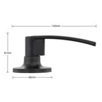 Ikonic Black Matte Norr Entrance Lever Set - Image 5 of 10