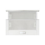 Esatto 60cm White Stainless Steel Fascia Slide Out Ducted Rangehood - Image 4 of 5