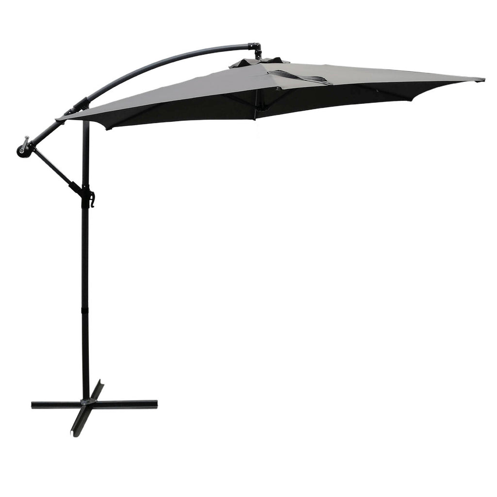 Marquee 3m Charcoal Cantilever Umbrella - Image 1 of 6