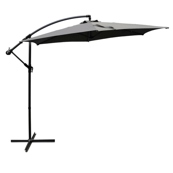 Marquee 3m Charcoal Cantilever Umbrella