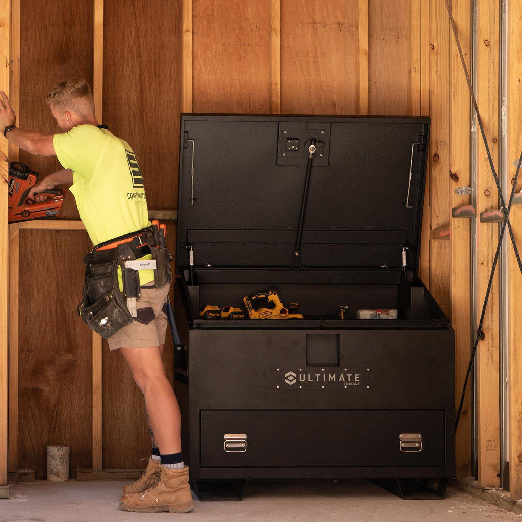Ultimate Storage Site Box With Angled Lid And Drawer - Image 12 of 14