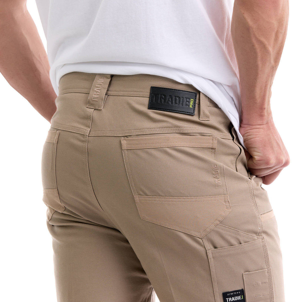 Tradie Pro Khaki Mid Short - 102 - Image 6 of 6