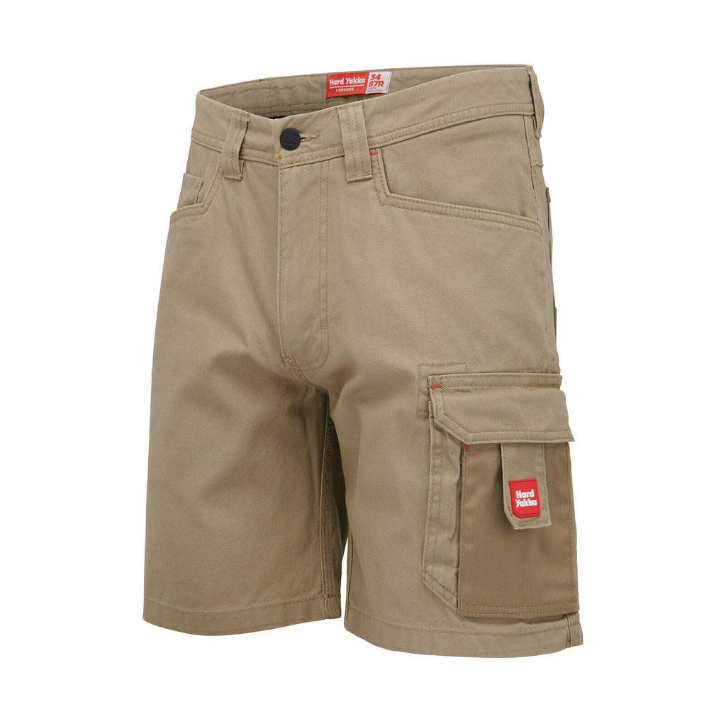 Hard Yakka Mens Khaki Legends Cargo Short - Image 4 of 11