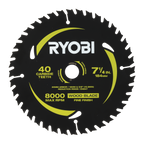 Ryobi 184mm 24T &amp; 40T Circular Saw Blade - 2 Pack - Image 3 of 8