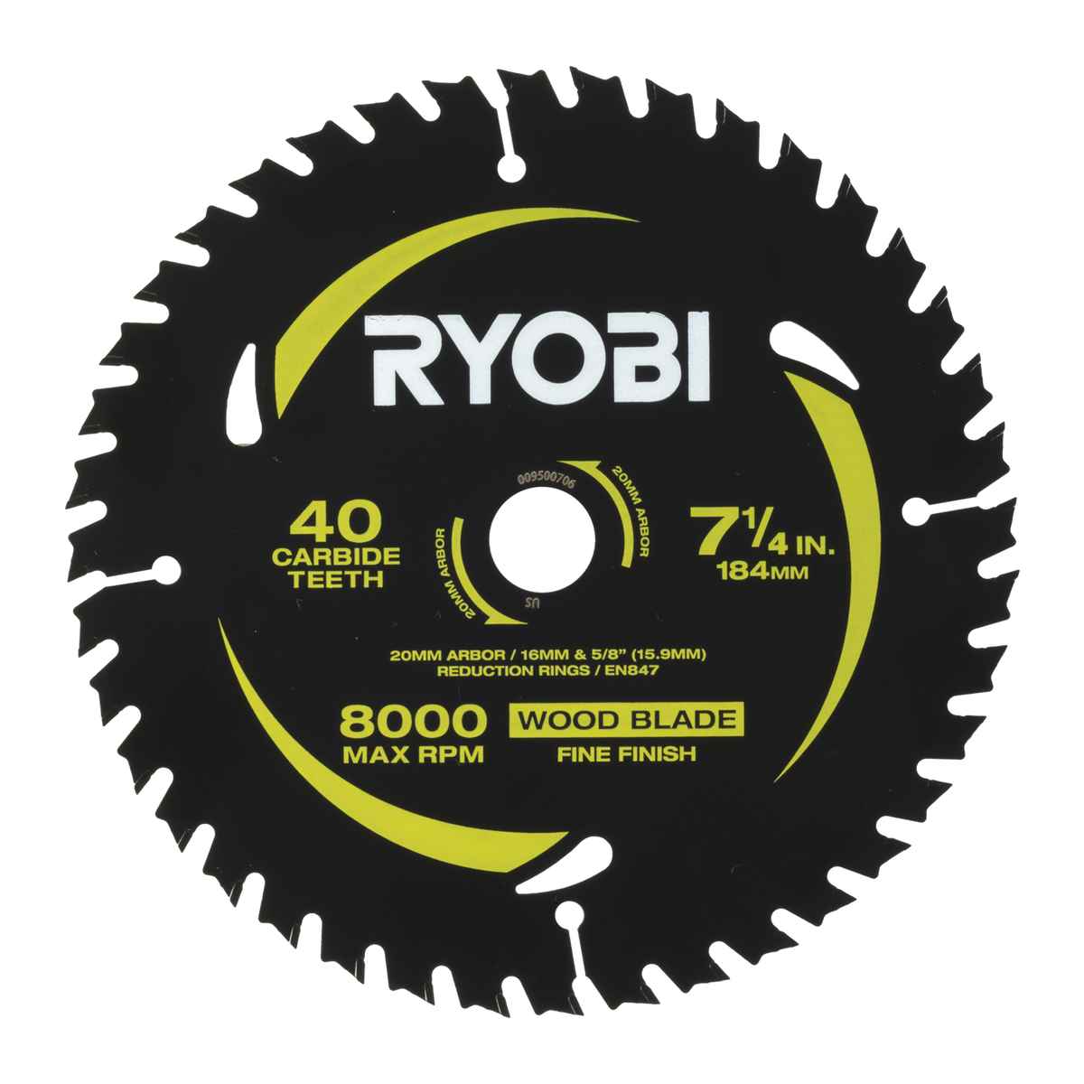 Ryobi 184mm 24T &amp; 40T Circular Saw Blade - 2 Pack - Image 3 of 8