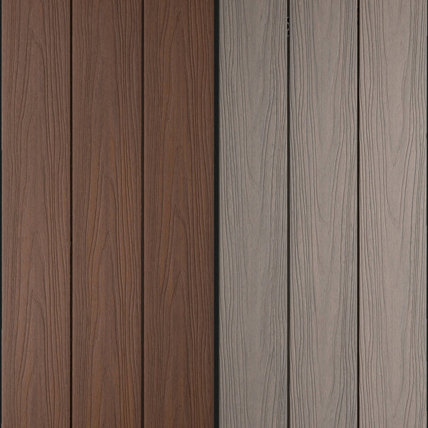 Ekodeck 137 x 23mm 5.4m Backbeach and Leatherwood Designer Series Composite Decking