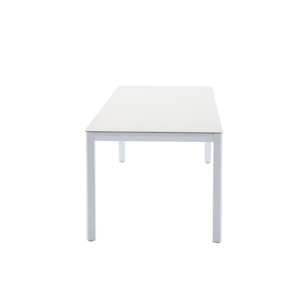 Mimosa Cordoba Aluminium Dining Table White - Image 4 of 4
