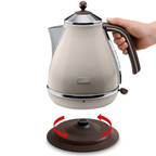 De'Longhi 1.7L Beige Icona Vintage Kettle - Image 2 of 6