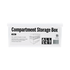 All Set Clear Wide Compartment Box With Two Dividers - Image 3 of 6