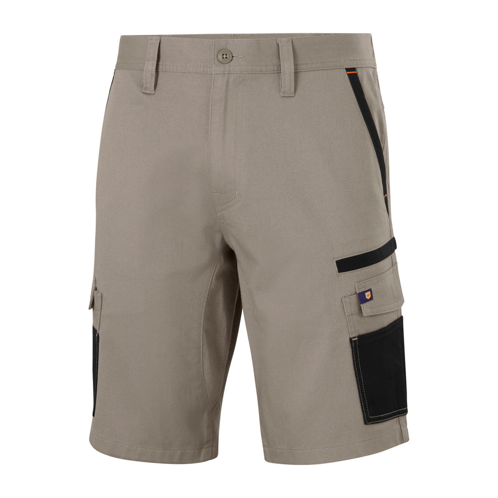 Citeco Cotton Stretch Cargo Khaki Mid Shorts - Image 6 of 13