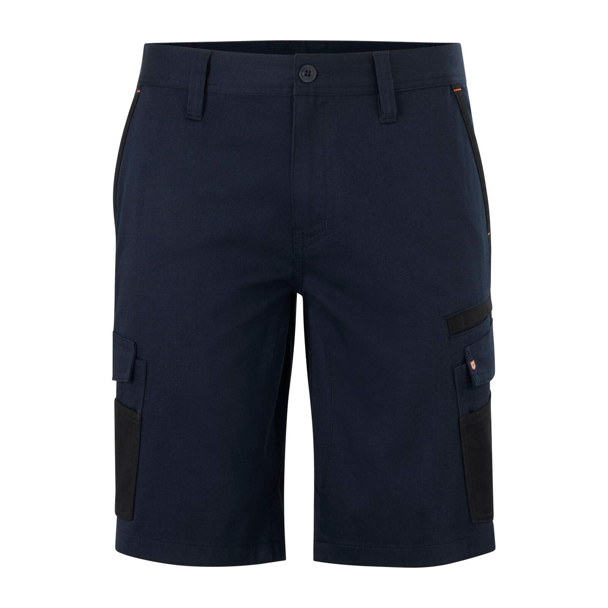 Citeco Navy Cotton Stretch Cargo Mid Shorts - Image 1 of 13