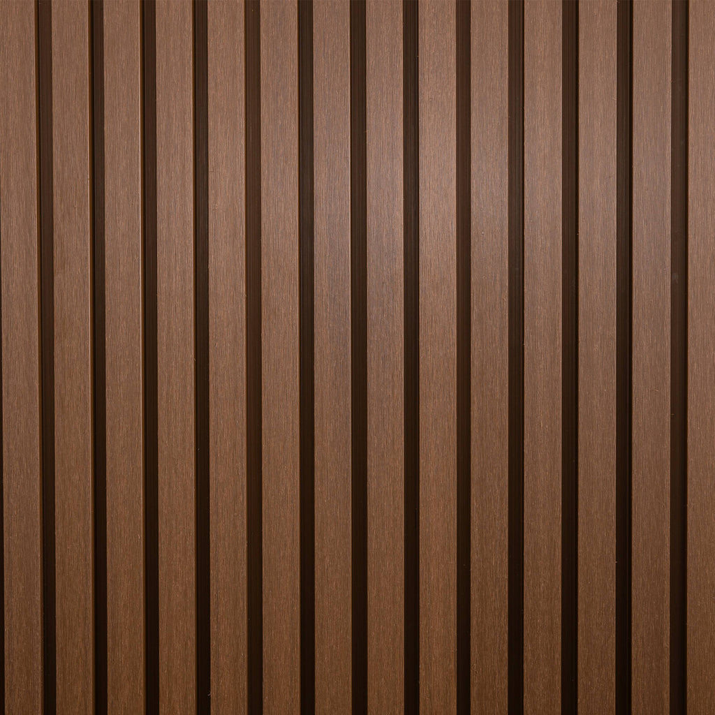 Ekodeck 219 x 26mm 3.6m Hazelwood Batten Screen Castellated Panel - Image 1 of 4