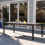 Mimosa Cordoba Aluminium Dining Table Charcoal - Image 1 of 4
